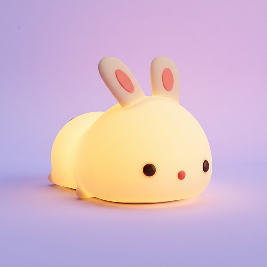 Kanin Silikone Natlampe